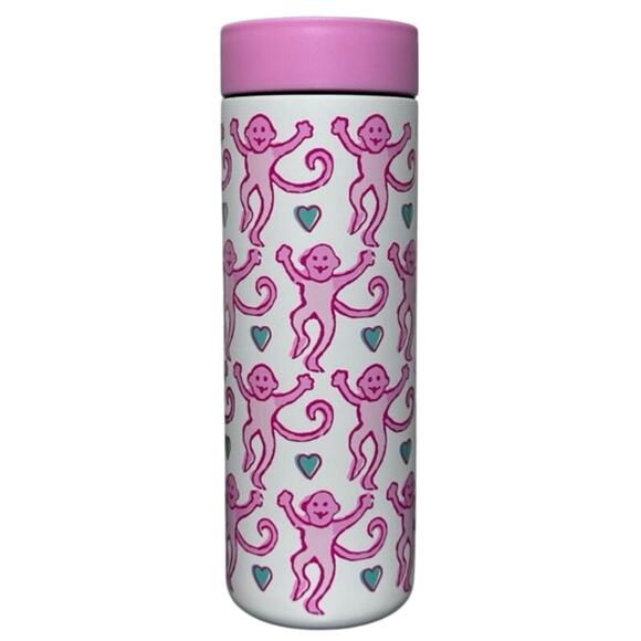 Starbucks x Roller Rabbit Lovely Monkey Stainless Steel Tumbler NEW - Picture 3 of 5